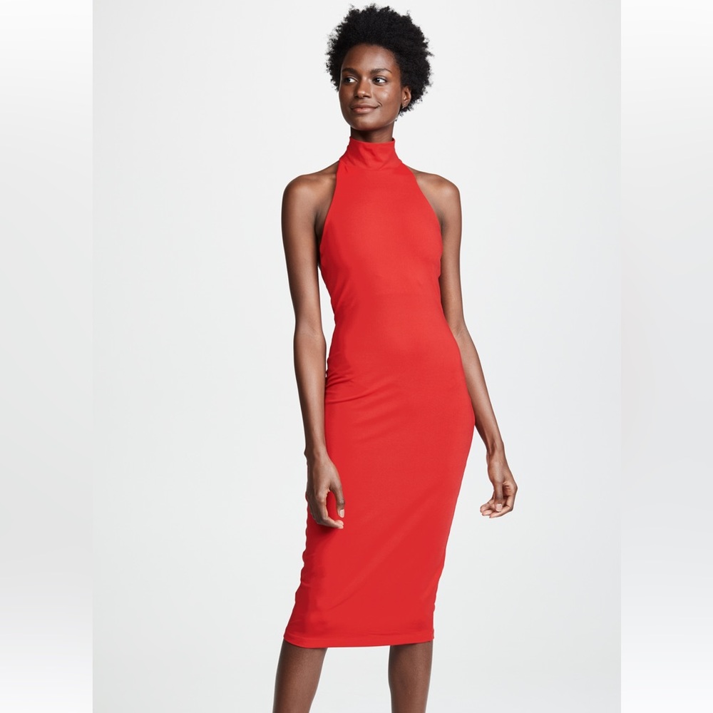 Susana Monaco Sexy Red Midi Dress